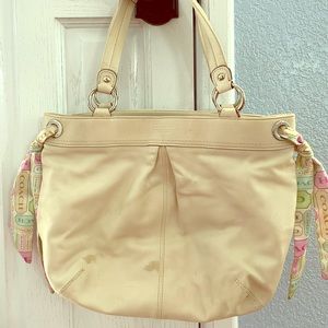 Coach Purse with Scarves